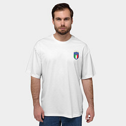 Футболка оверсайз мужская Сборная Италии, цвет: 3D-принт — фото 2