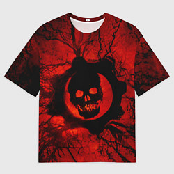 Футболка оверсайз мужская Gears of hart, цвет: 3D-принт