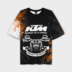 Мужская футболка оверсайз KTM MOTORCYCLES КТМ МОТОЦИКЛЫ