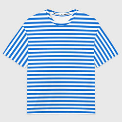 Мужская футболка оверсайз Морская униформа