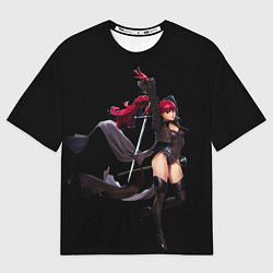 Футболка оверсайз мужская Касуми, цвет: 3D-принт