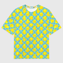 Футболка оверсайз мужская Уточка, цвет: 3D-принт