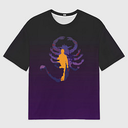 Футболка оверсайз мужская Drive - Retrowave, цвет: 3D-принт