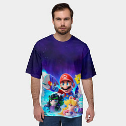 Футболка оверсайз мужская Mario Rabbids, цвет: 3D-принт — фото 2