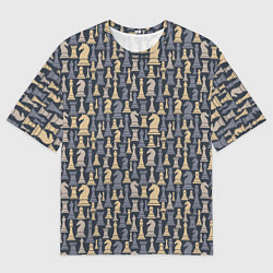 Футболка оверсайз мужская Шахматист, цвет: 3D-принт