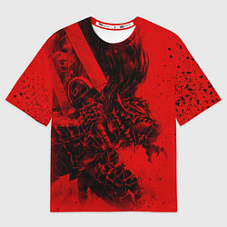 Футболка оверсайз мужская BERSERK БЕРСЕРК, цвет: 3D-принт