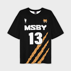 Мужская футболка оверсайз 13 MSBY BLACK JACKALS