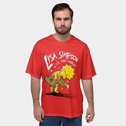 Футболка оверсайз мужская Лиза против мира, цвет: 3D-принт — фото 2