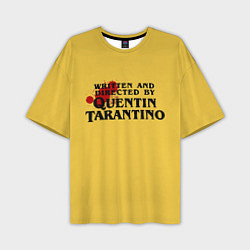 Футболка оверсайз мужская Quentin Tarantino, цвет: 3D-принт