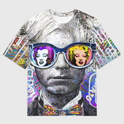 Футболка оверсайз мужская Andy Warhol Энди Уорхол, цвет: 3D-принт