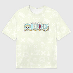 Футболка оверсайз мужская Эмблемы One Piece Большой куш, цвет: 3D-принт