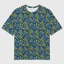 Футболка оверсайз мужская Israel, цвет: 3D-принт