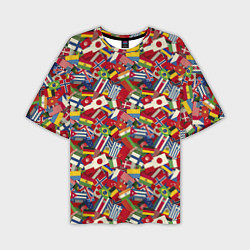 Футболка оверсайз мужская Страны Мира, цвет: 3D-принт