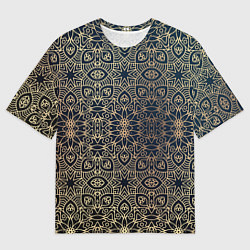 Футболка оверсайз мужская ПерсидСкие Узоры, цвет: 3D-принт