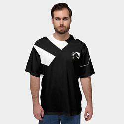 Футболка оверсайз мужская Team Liquid Black Jersey pro 202223, цвет: 3D-принт — фото 2