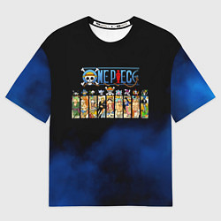 Футболка оверсайз мужская Пират Соломенной Шляпы One Piece, цвет: 3D-принт