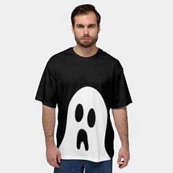 Футболка оверсайз мужская Привидение, цвет: 3D-принт — фото 2