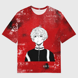 Футболка оверсайз мужская САНО МАНДЗИРО МАЙКИ, цвет: 3D-принт