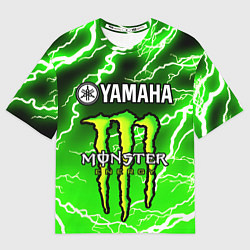 Футболка оверсайз мужская YAMAHA X MONSTER SPORT, цвет: 3D-принт
