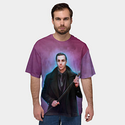 Футболка оверсайз мужская Тилль, цвет: 3D-принт — фото 2
