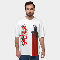 Футболка оверсайз мужская EVANGELION ПИЛОТ EVA, цвет: 3D-принт — фото 2