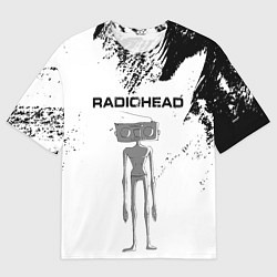 Футболка оверсайз мужская Radiohead Радиохед Z, цвет: 3D-принт