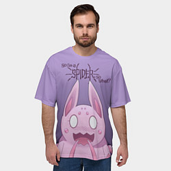 Футболка оверсайз мужская Аниме Да, я паук, и что?, цвет: 3D-принт — фото 2