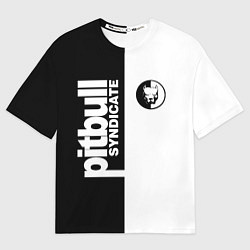 Футболка оверсайз мужская PITBULL SYNDICATE ПИТБУЛЬ, цвет: 3D-принт