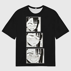 Футболка оверсайз мужская Нагаторо Nagatoro, цвет: 3D-принт