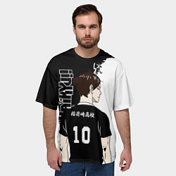 Футболка оверсайз мужская Ринтаро Суна Suna Rintaro, цвет: 3D-принт — фото 2