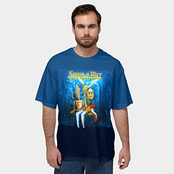 Футболка оверсайз мужская Король и Шут Бунт на корабле, цвет: 3D-принт — фото 2
