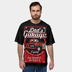 Футболка оверсайз мужская Watermark, цвет: 3D-принт — фото 2