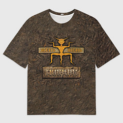 Мужская футболка оверсайз ЖЕНЬ - ШЕНЬ ПИКНИК