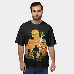 Футболка оверсайз мужская Дио Брандо, цвет: 3D-принт — фото 2