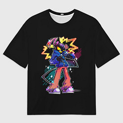 Футболка оверсайз мужская FNF УИТТИ WHITTY, цвет: 3D-принт