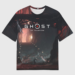 Футболка оверсайз мужская Samurai Ghost of Tsushima Z, цвет: 3D-принт