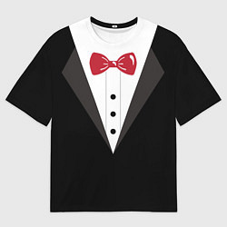 Мужская футболка оверсайз Смокинг