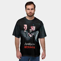 Футболка оверсайз мужская Агата Кристи НОСТАЛЬГИЯ, цвет: 3D-принт — фото 2
