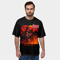 Футболка оверсайз мужская Ария - КРЕЩЕНИЕ ОГНЕМ, цвет: 3D-принт — фото 2