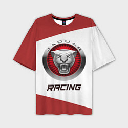 Мужская футболка оверсайз Ягуар - Racing