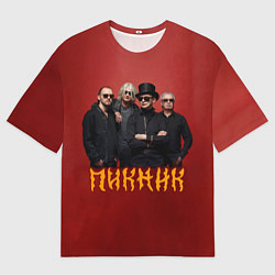 Футболка оверсайз мужская Группа Пикник, цвет: 3D-принт