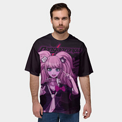 Футболка оверсайз мужская Джунко Эношима Данганронпа, цвет: 3D-принт — фото 2