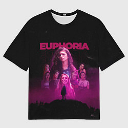 Мужская футболка оверсайз Euphoria team