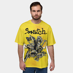 Футболка оверсайз мужская Snatch: Art, цвет: 3D-принт — фото 2