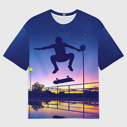 Мужская футболка оверсайз Skateboarding