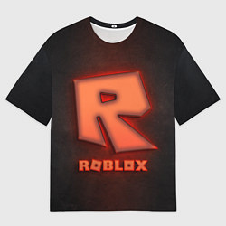 Футболка оверсайз мужская ROBLOX NEON RED, цвет: 3D-принт