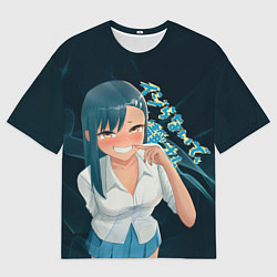 Футболка оверсайз мужская Хаясэ Нагаторо, цвет: 3D-принт