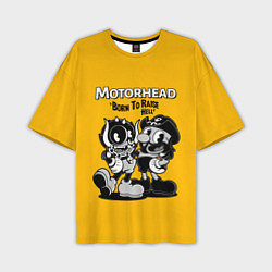 Мужская футболка оверсайз Motorhead x Cuphead