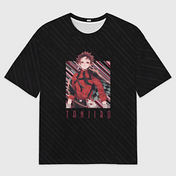 Мужская футболка оверсайз Танджиро Камадо