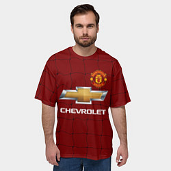 Футболка оверсайз мужская Криштиану в Манчестере, цвет: 3D-принт — фото 2